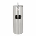 2Xl Standing Stainless Wipes Dispener, Cylindrical, 5gal, Stainless Steel TXL L65